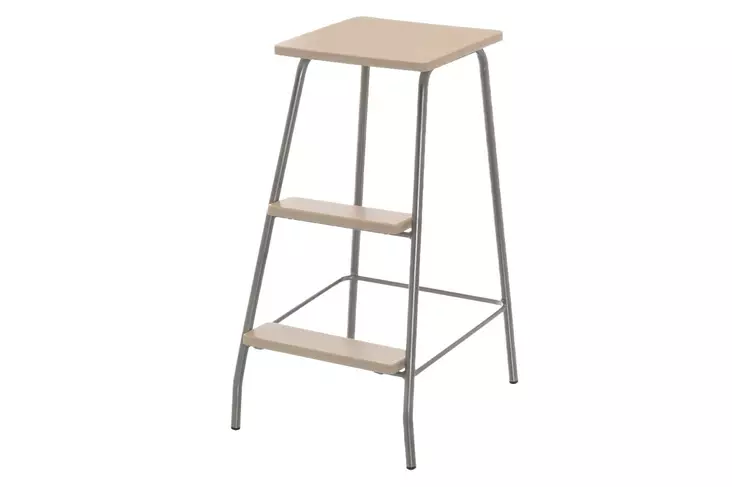 Tarmo porrasjakkara kuultovalkoinen - Pienkalusteet - 6410416387413 - 1