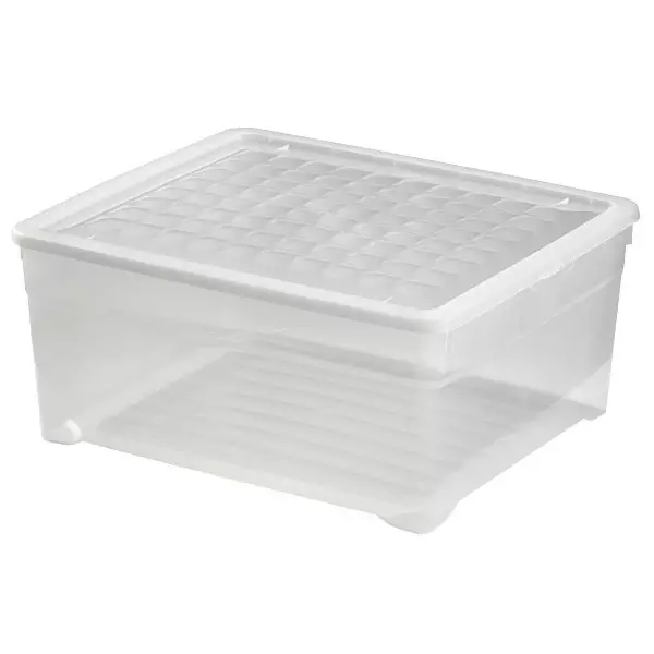 Tekstiililaatikko 18,5L kannella - Säilytyslaatikot ja muovilaatikot - 3253923002003 - 1