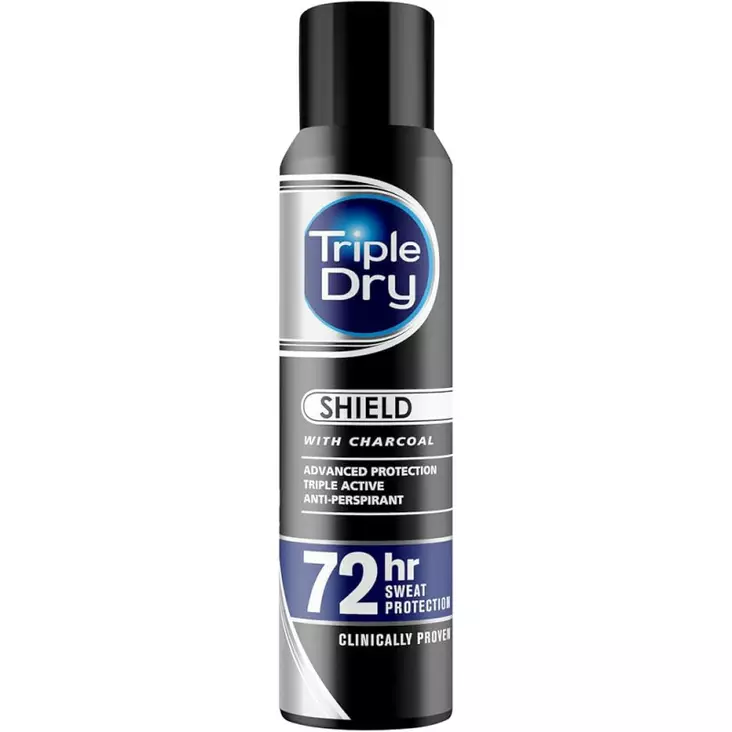 Triple Dry Shield MEN 72H Antiperspirant - Miesten deodorantit - 5014697056443 - 1