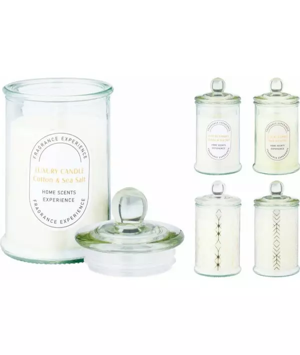 Tuoksukynttilä lasipurkissa 6x11cm - Tuoksukynttilät - 8721037611503 - 1