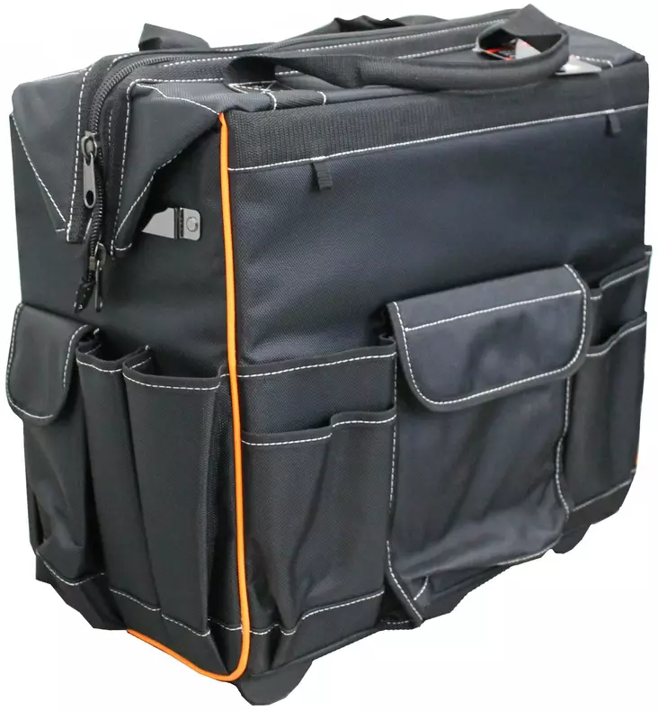 Työkalulaukku vetokahvalla 460x270x430mm - Työkalupakit, hyllyt ja säilytys - 6430074697303 - 1