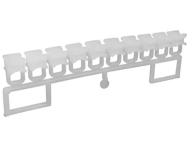 U-kiskon liukusarja muovi 2x10kpl - Verhotangot ja verhotarvikkeet - 6417012075003 - 1