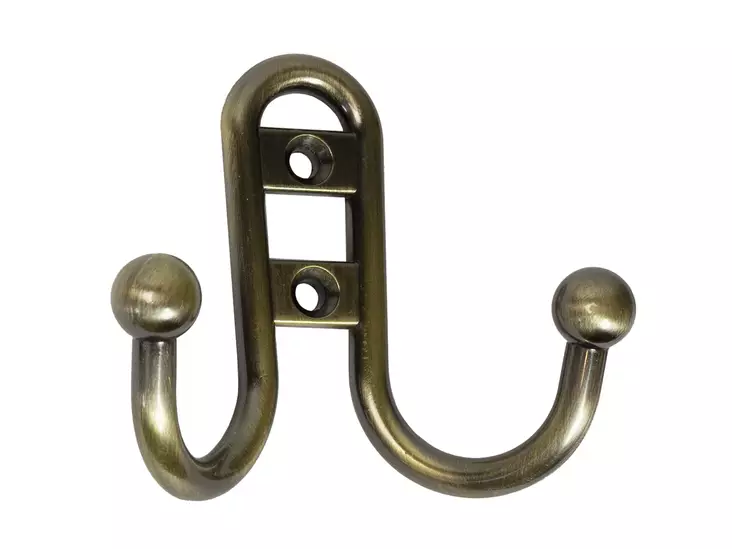 Vaatekoukku Arona 68mm antiikkimessinki - Koukut ja naulakot - 6414675062463 - 1