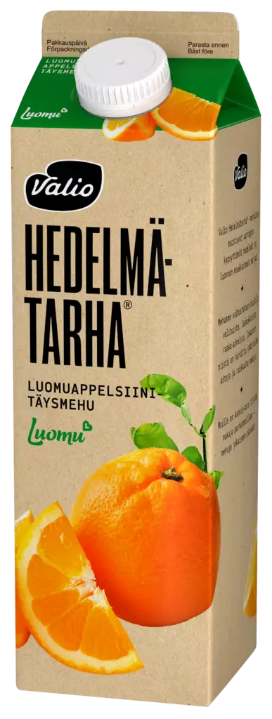 Valo hedelmätarha luomu appelsiini 1L - Mehut, mehutiivisteet ja glögit - 6408430690183 - 1