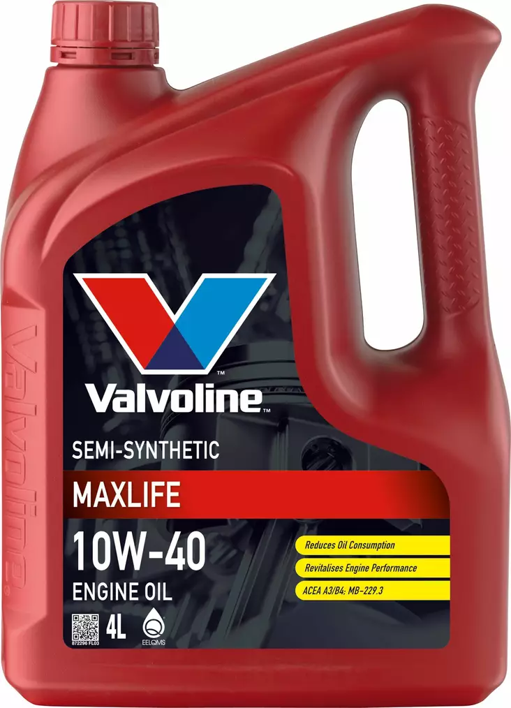 Valvoline Maxlife 10W-40 4L - Moottoriöljyt - 8710941021683 - 1