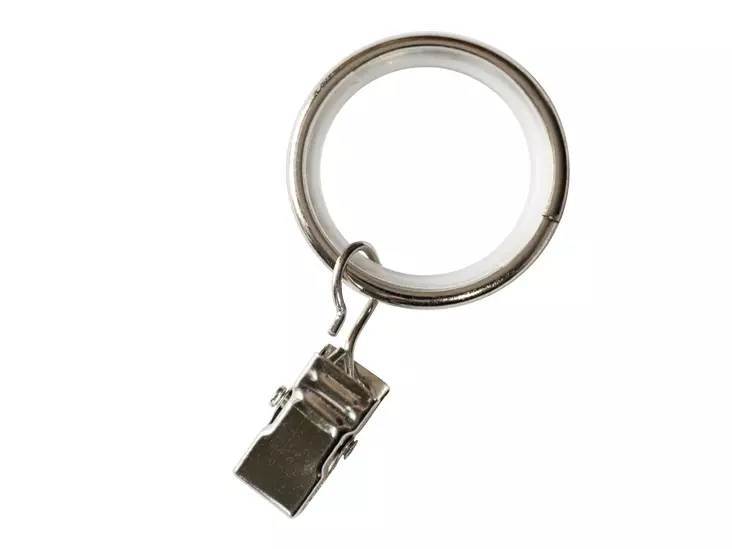 Verhorengas nipistimellä teräs / harjattu teräs Ø 25/33 mm - Verhotangot ja verhotarvikkeet - 6414675119273 - 1