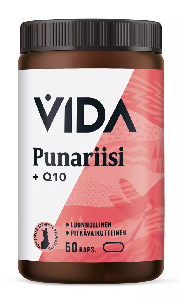VIDA PUNARIISI+Q10 60KAPS. - Vitamiinit ja mineraalit - 6430067845483 - 1