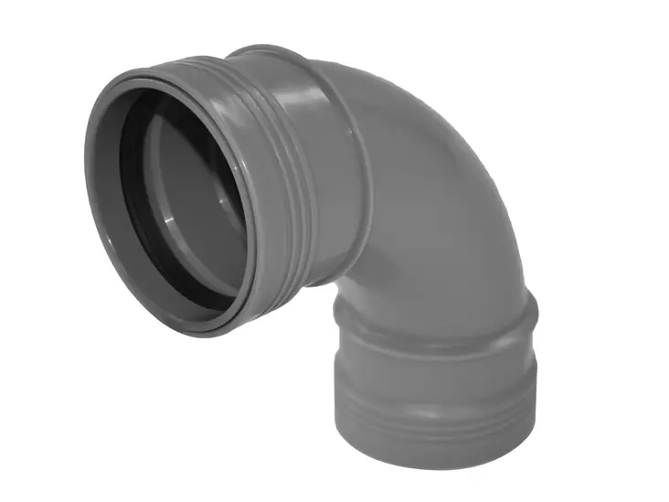 Wafix HT/PP Muhvikulma pyör 110x88.5°. - Viemäriputket ja putkenosat - 5708525322373 - 1