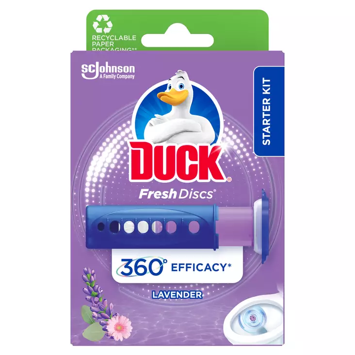 WC-raikastin Duck Fresh Discs Lavender - Ilmanraikastimet ja wc-raikastimet - 5000204338713 - 1
