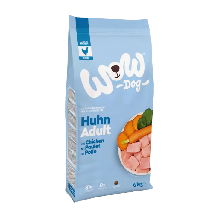 WOW Dog Adult Kana kuivaruoka 6kg - Koiran kuivaruoat - 9120134040633 - 1