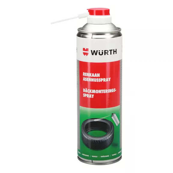 Würth renkaanasennuspray 500ml - Paikkaus- ja korjausaineet - 4058794635713 - 1