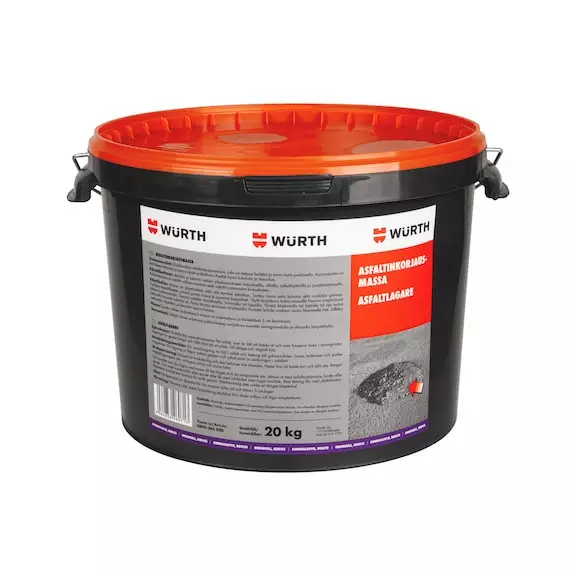 Wurth asfaltinkorjausmassa 20kg - Viemäriputket ja putkenosat - 4062856260713 - 1