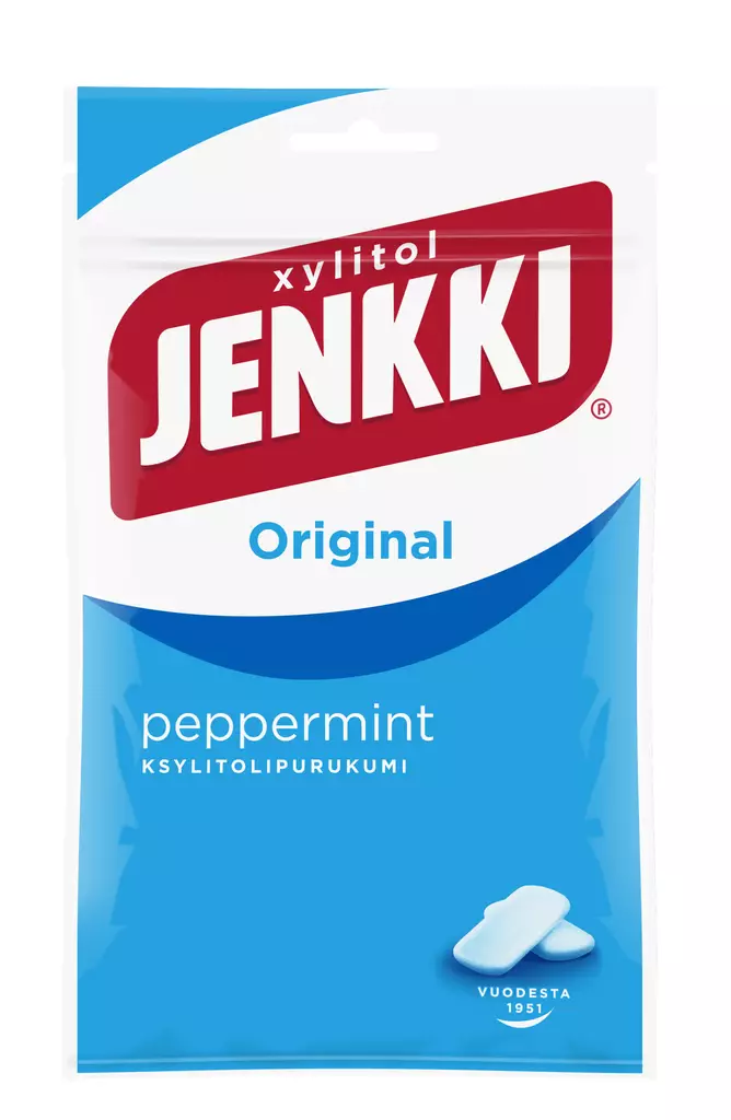 Xylitol Jenkki Original peppermint 100G - Purukumit - 6420256012673 - 1