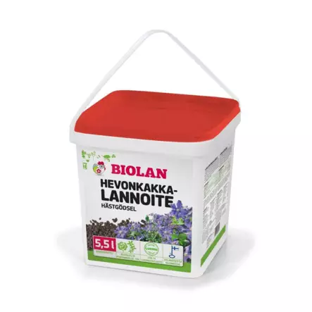Biolan hevonkakkalannoite 5,5L - Puutarhalannoitteet - 6411961054614 - 1