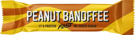 Fast proteiinipatukka 55g Peanut Banoffe - Murot, myslit ja hiutaleet - 6430056284194 - 1