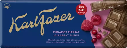 Fazer Punaiset marjat suklaalevy 180g - Suklaat - 6416453014794 - 1
