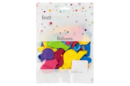 Festi ilmapallo 22cm 50kpl - Vappukoristeet - 6410416344034 - 2