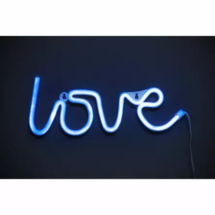 Finnlumor Led-valo teksti love sininen - Jouluvalot - 6410416480824 - 1