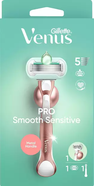 Gillette Venus Pro Smooth Sensitive - Partavaahdot ja -geelit - 8700216568944 - 1