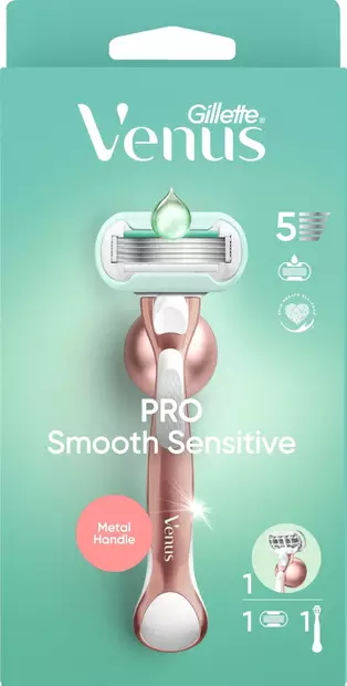 Gillette Venus Pro Smooth Sensitive - Partavaahdot ja -geelit - 8700216568944 - 2