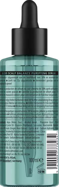 Gliss Scalp serum oil control - Hiustenhoitoaineet - 5410091778934 - 2