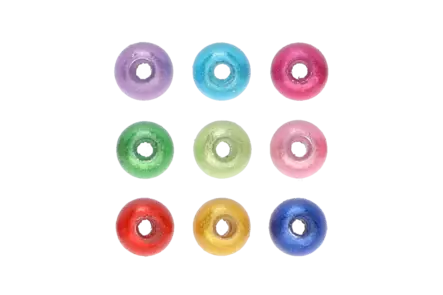 Heijastava helmi 6mm/100 värisekoitus - Askarteluhelmet - 6410416086484 - 3