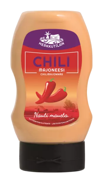 Herkkutilan Chilimajoneesi 285g - Majoneesit,maustekastikkeet ja tahnat - 6430053733664 - 2