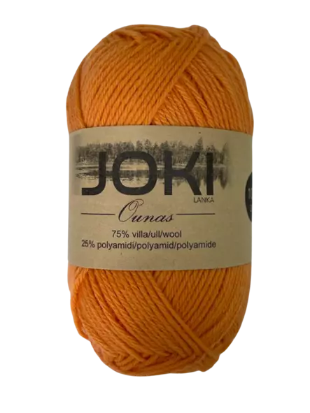 Joki Ounas Sukkalanka 100g Oranssi - Langat - 6438159389464 - 1