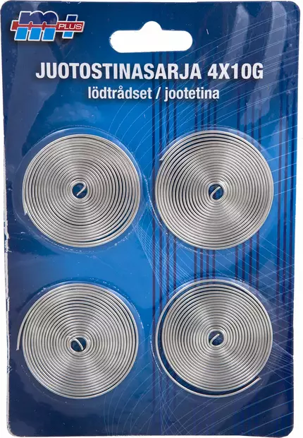 Juotinsarja 4x10G - Juotoslaitteet ja tinat - 6417196500964 - 1