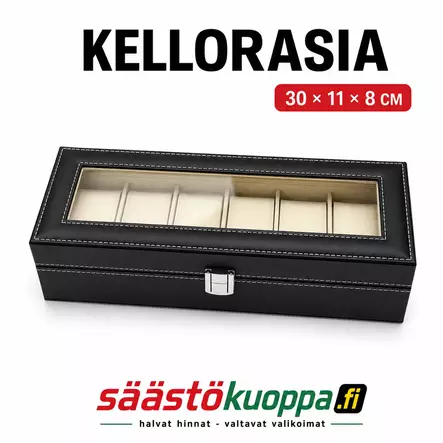 Kellorasia 30x11x8cm - Toiletti- ja meikkilaukut - 6438506026554 - 1
