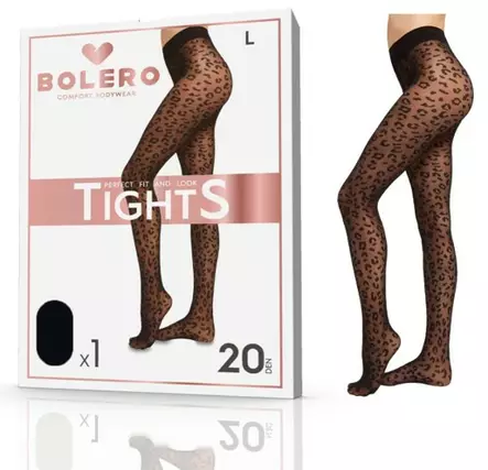 Leopardi sukkahousut 20DEN musta - Naisten sukat ja sukkahousut - 643850602050 - 1