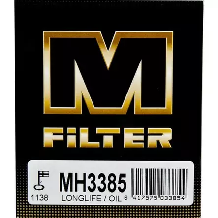 M-Filter Öljynsuodatin MH 3385 - Öljynsuodattimet - 6417575033854 - 2