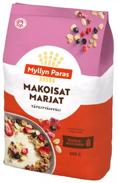 Myllyn Paras Makoisat Marjat 500g - Murot, myslit ja hiutaleet - 6417700290824 - 1