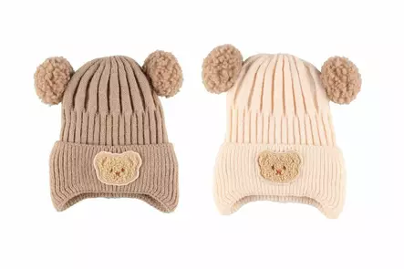 Nalle pipo acces beige - Lasten päähineet ja käsineet - 6410416399324 - 1