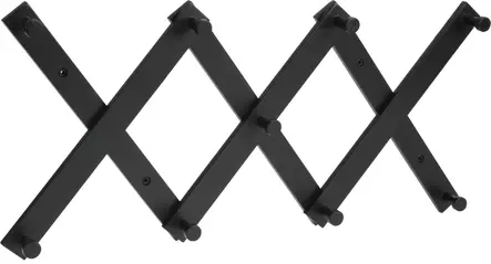 Naulakko MDF musta 31x12x6cm - Koukut ja naulakot - 8720573304894 - 1