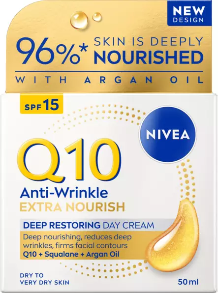 Nivea Q10 nourishing day care - Silmänympärysvoiteet - 9005800390734 - 1