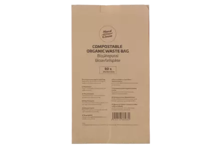 Nord clean biojätepussi 80kpl paperinen - Biojätepussit - 6410416365664 - 3