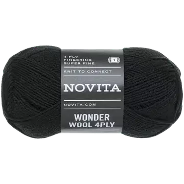 Novita Wonder Wool 4PLY 0901 50g - Langat - 6412618206844 - 1