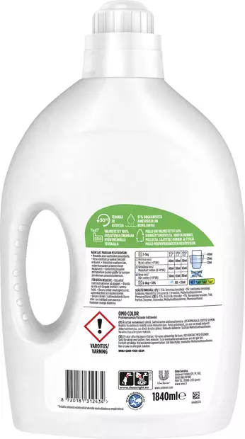 Omo pyykinpesuneste 1,84L Color - Pyykinpesu- ja huuhteluaineet - 8720181312434 - 2