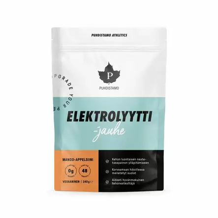 Puhdistamo Elektrolyyttijauhe 240g - Urheiluravinteet ja -valmisteet - 6430039223394 - 1
