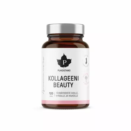 Puhdistamo kollageeni beauty kapsel 120 - Urheiluravinteet ja -valmisteet - 6430039222274 - 1