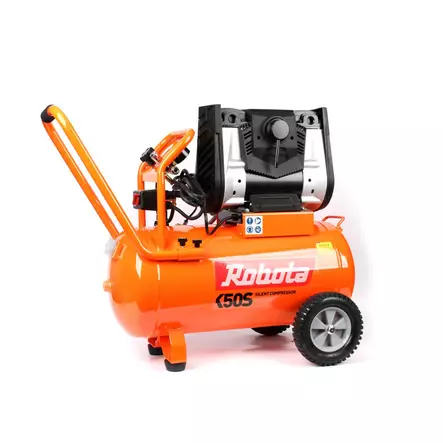 Robota kompressori K50S 50l 1500 W hiljainen - Kompressorit ja tarvikkeet - 6438212108704 - 2