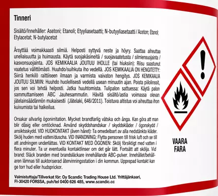 Tinneri 5L - Ohenteet ja liuottimet - 6438168104294 - 2