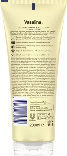 Vaseline body lotion 200ml - Vartalo- ja kuorintavoiteet - 8721317739354 - 2