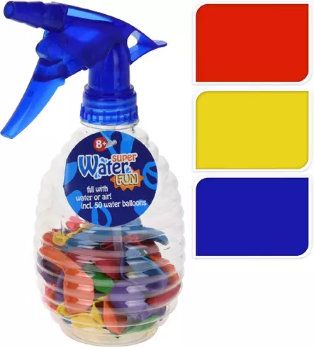 Vesi-ilmapallopumppu + pallot 50kpl - Vesilelut - 8719202112214 - 2