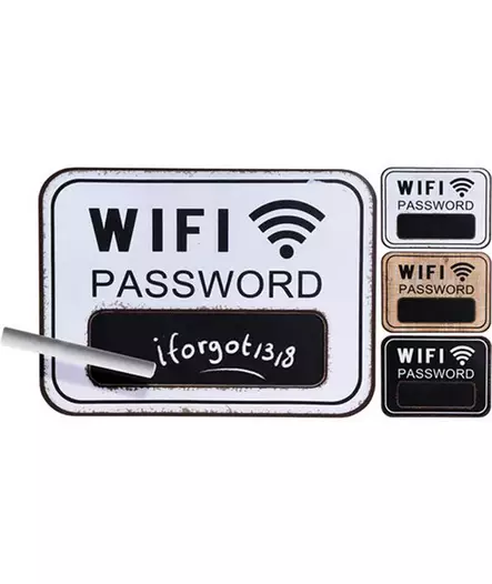 Wifi Password taulu - Sisustusesineet - 8719987074424 - 1