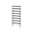 4living Kenkäteline Ellie 8-kerroksinen 162 cm - Pienkalusteet - 6410416577364 - 1