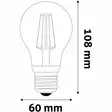 Avide LED Filament Globe 7W E27 - Led-lamput - 5999097946504 - 3