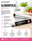 Alumiinifolio 10m X30cm - Ruoansäilytysastiat - 6438159896474 - 1
