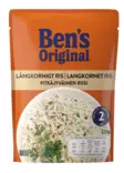 BEN´S ORIGINAL PITKÄJYVÄINEN RIISI 220G - Pastat, riisit ja jauhot - 3487400006264 - 2
